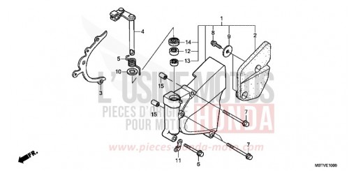 PANNEAU CARTER-MOTEUR G. XL1000VB de 2011